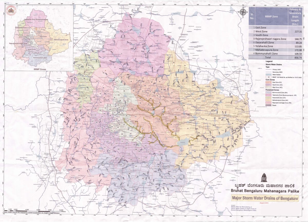 지도 BBMP rajakaluve